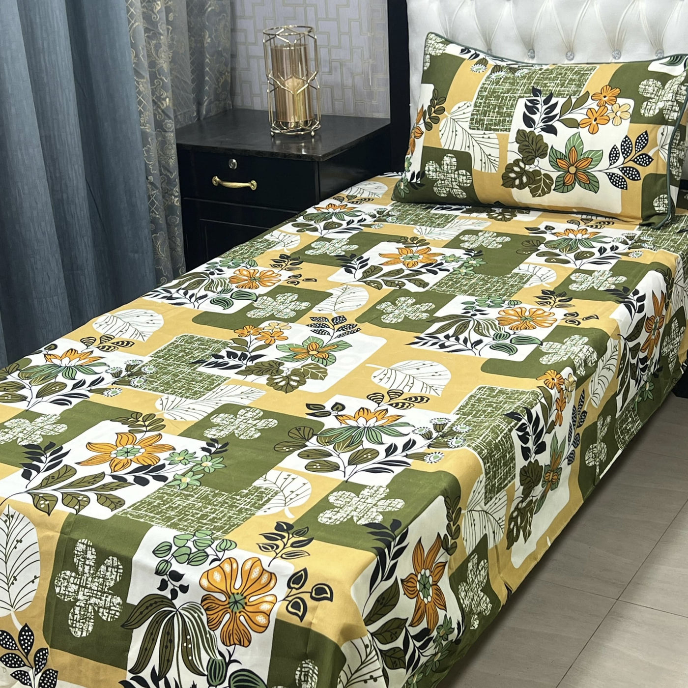 Elenza Cotton Bed Sheet - Single - ESB02