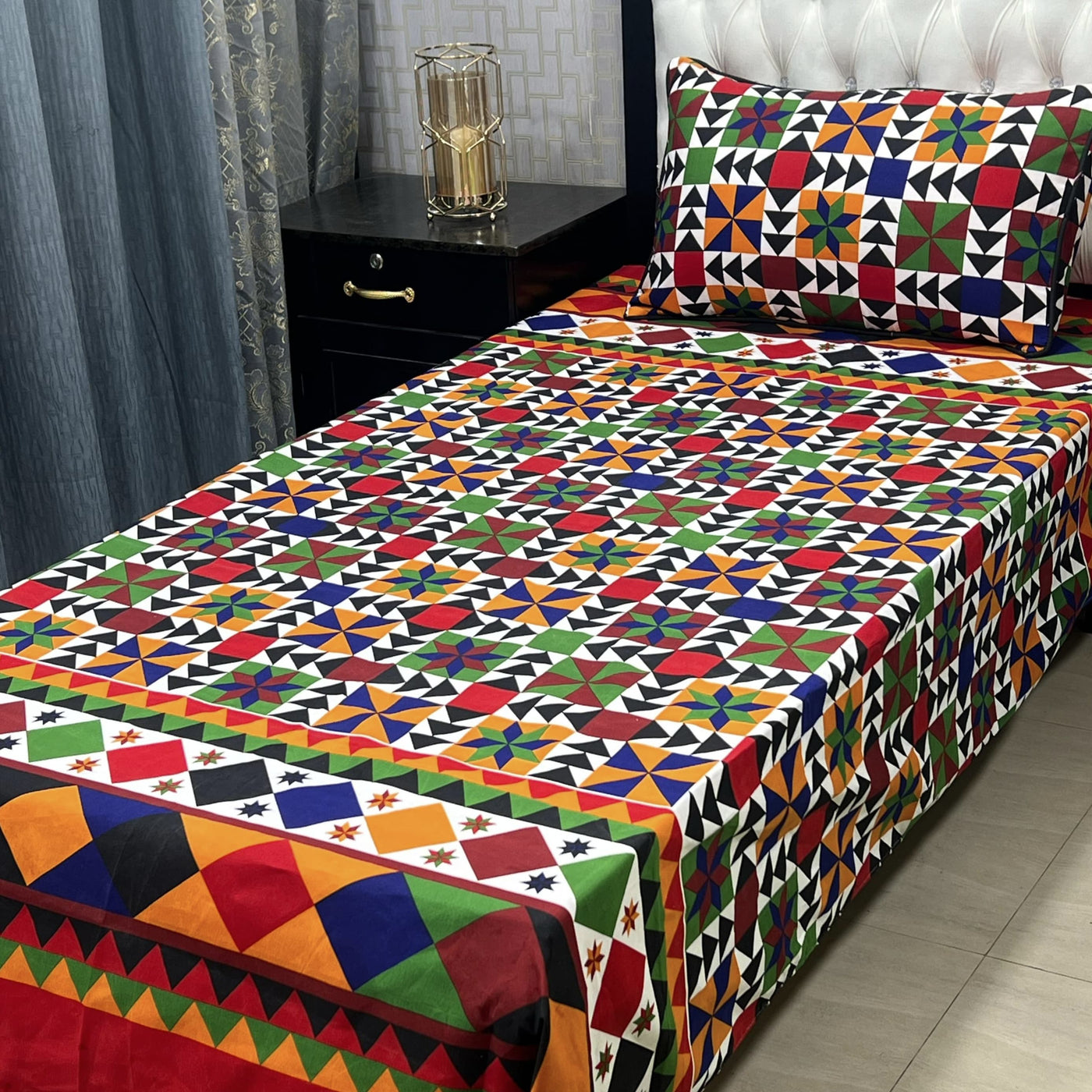 Elenza Cotton Bed Sheet - Single - ESB05