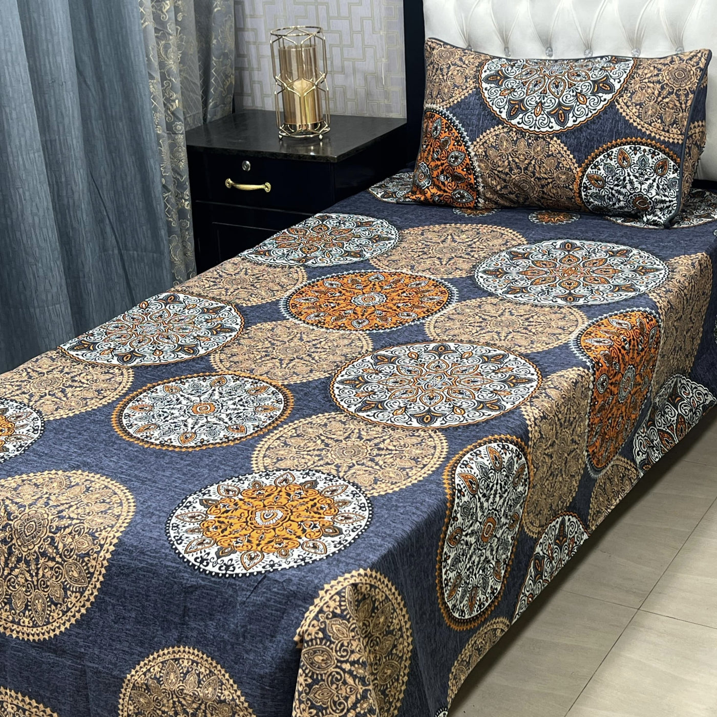 Elenza Cotton Bed Sheet - Single - ESB07