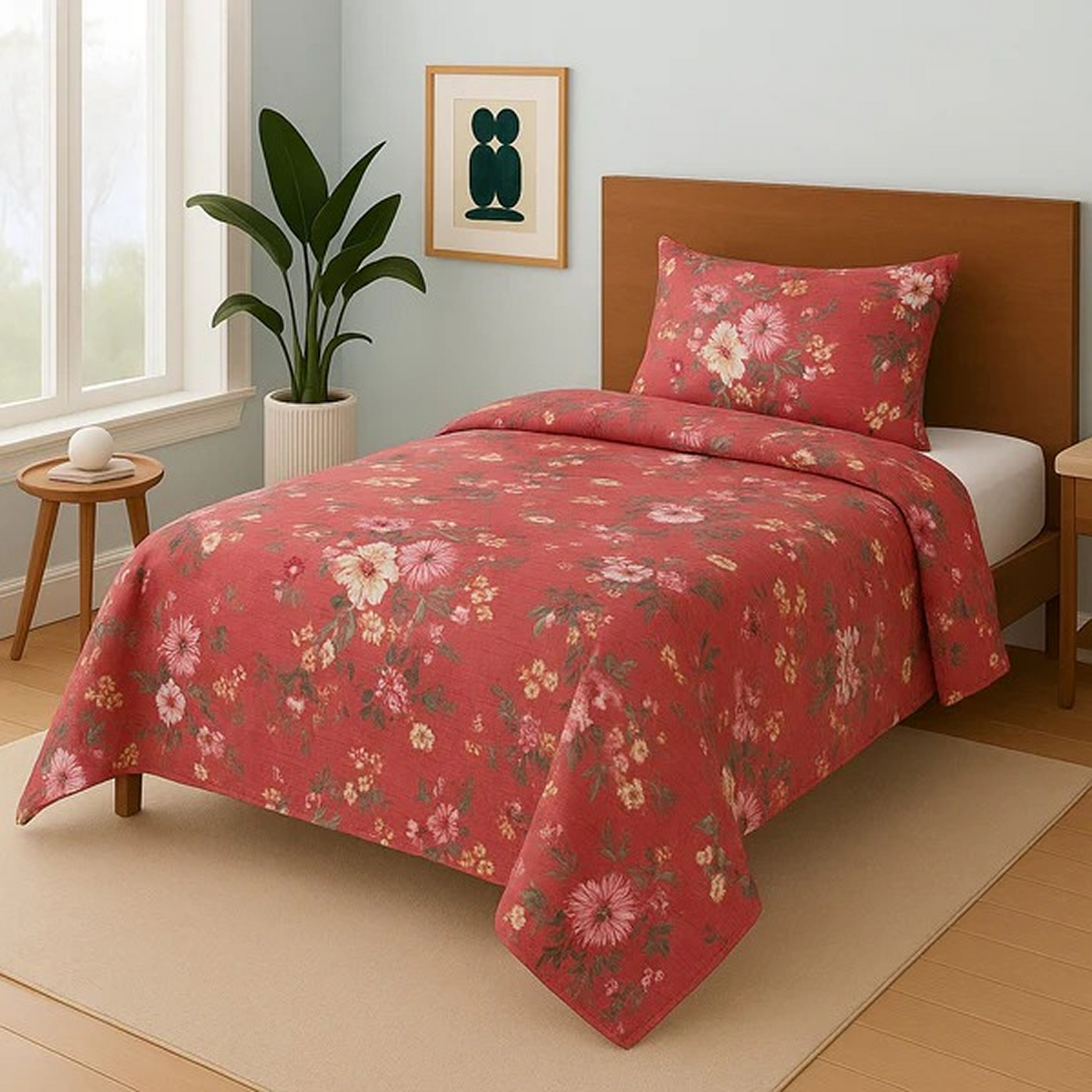 Elenza Cotton Bed Sheet - Single - ESB10