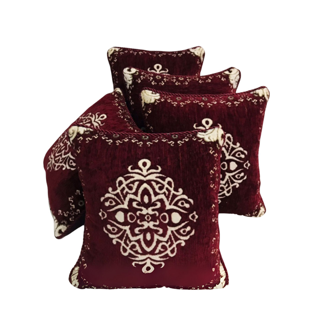 Orvia Velvet Cushion Cover Set – 5 Pcs - OVC01