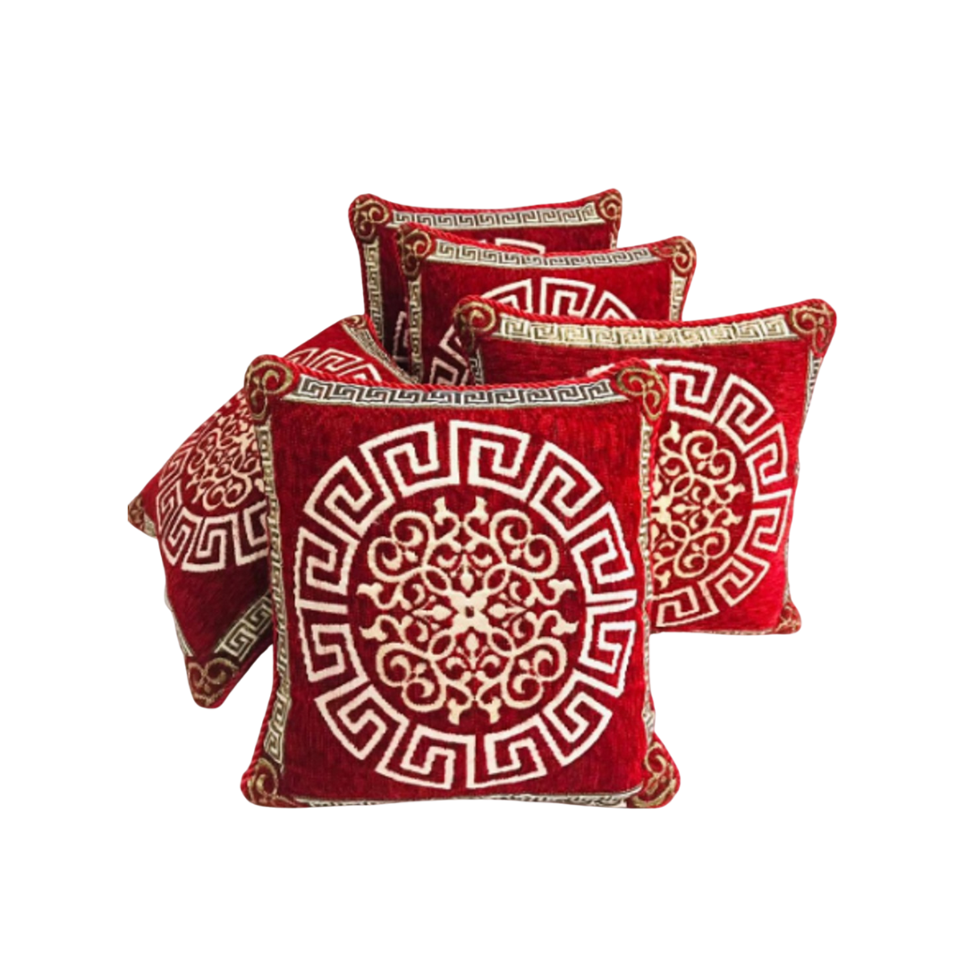 Versace Velvet Cushion Cover Set – 5 Pcs - VVC01